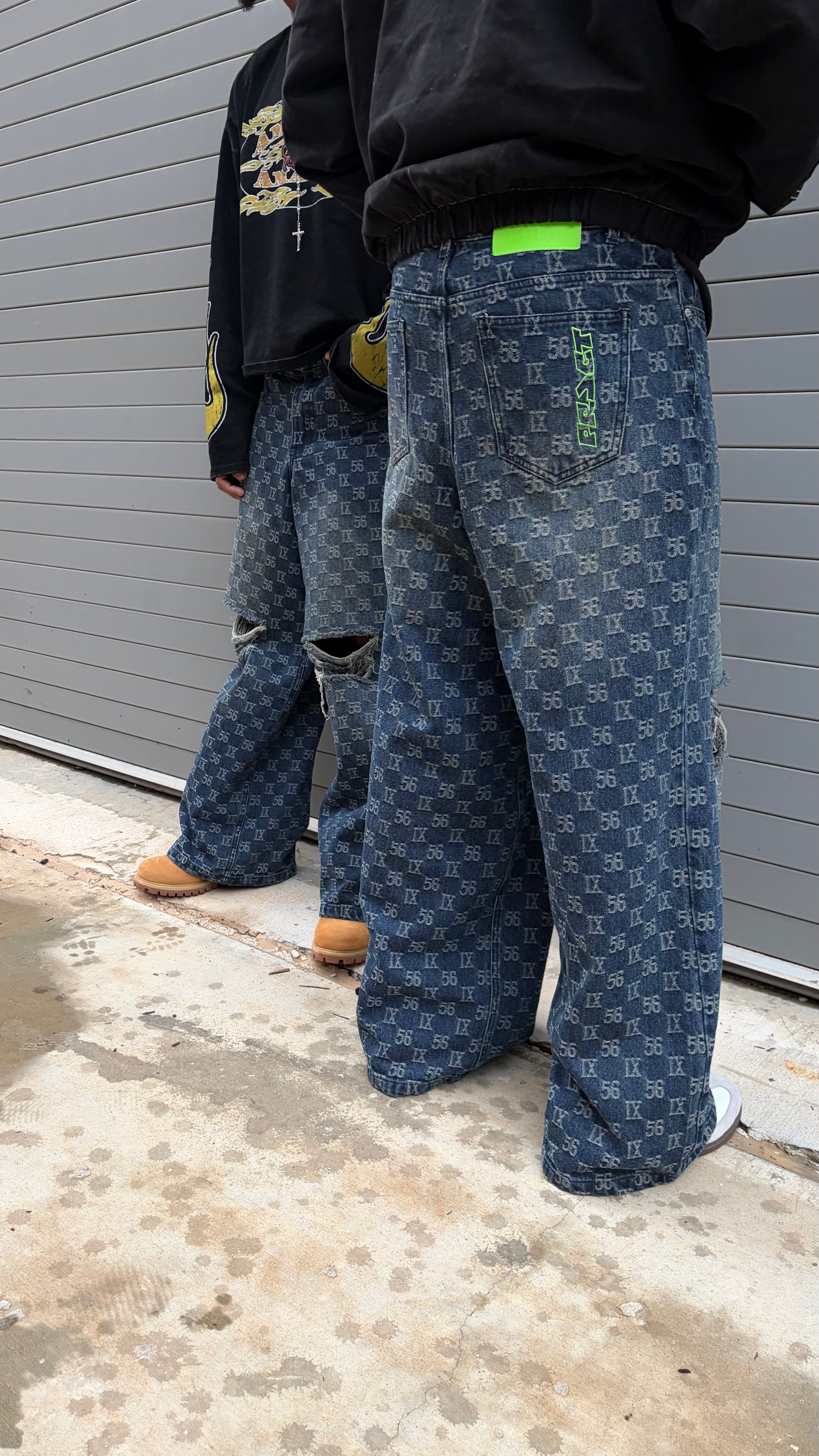 56IX Monogram Denim