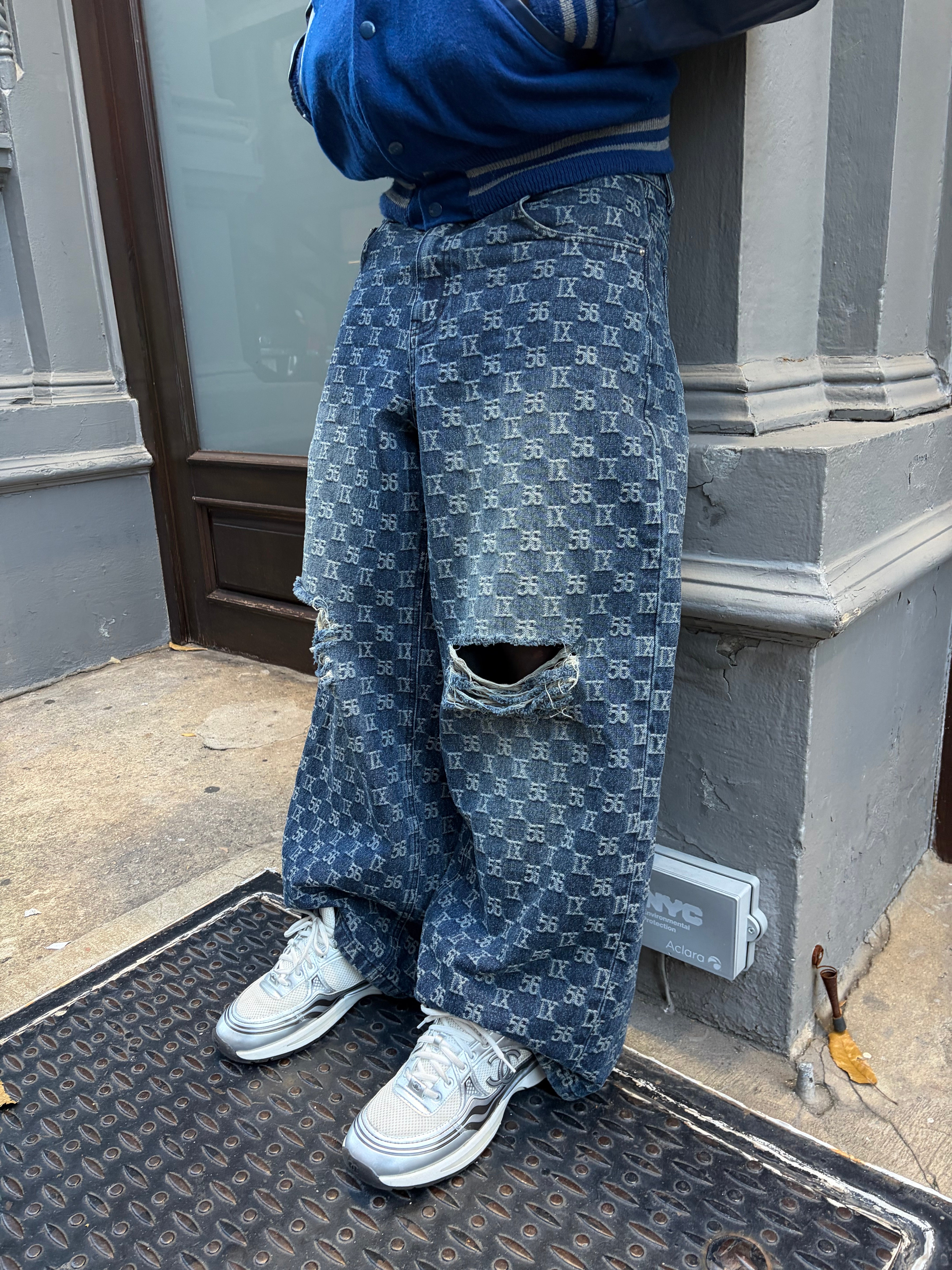 56IX Monogram Denim