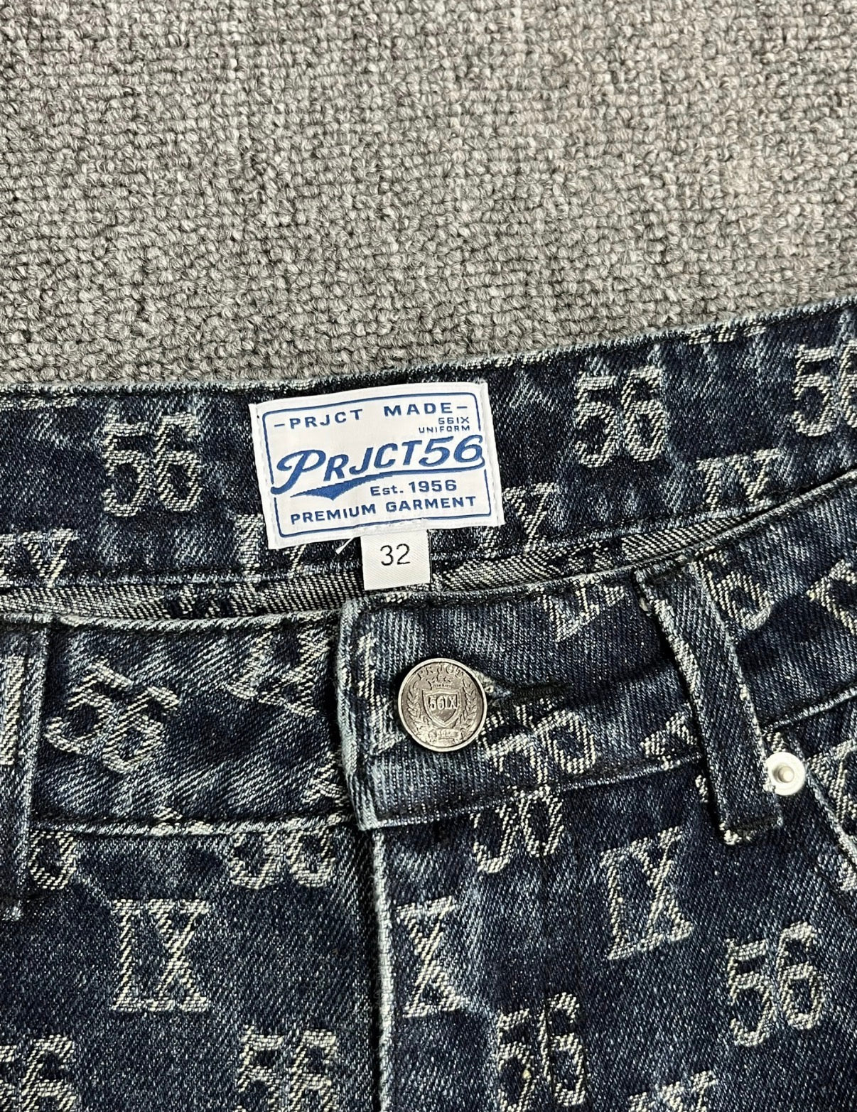 56IX Monogram Denim